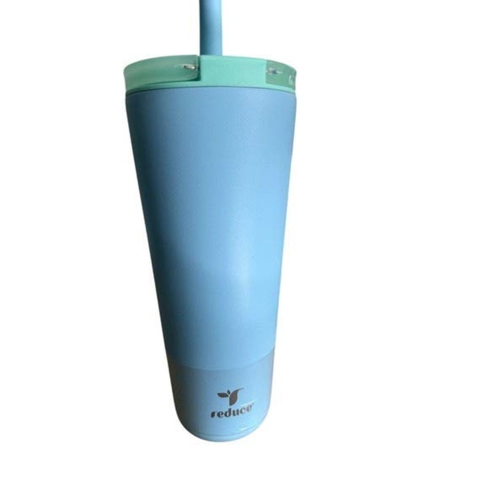 Blue and Green Reusable Water Bottle - Eco Friendly ca - Picture 2 of 4